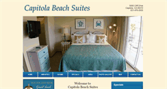 Desktop Screenshot of capitolabeachsuites.com